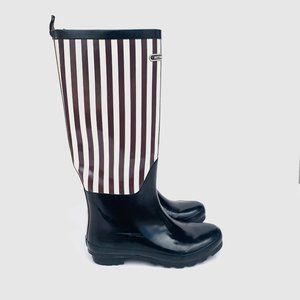 henri bendel Centennial Iconic Striped Wellies 9